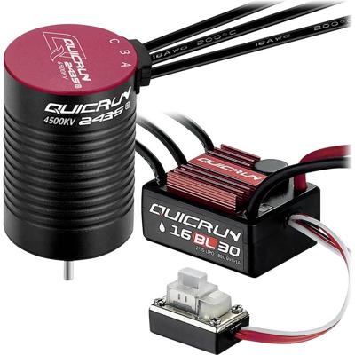 Hobbywing Quicrun Combo 16BL30 regelaar & 2435SL 4500KV G3 Motor Hobbywing Quicrun Combo 16BL30 regelaar & 2435SL 4500KV G3 Motor