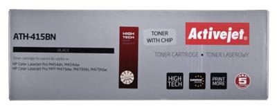 Activejet ATH-415BN printertoner voor HP; vervanging HP 415A W2030A; Supreme; 2400 pagina's, Zwart, Met chip