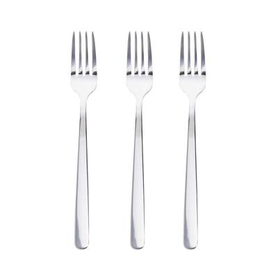 Set dessertvorken San Ignacio Root SG7780 Roestvrij staal Mat (3 Stuks)