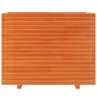 Plantenbak 90x40x72,5 cm massief grenenhout wasbruin - thumbnail