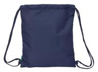 Rugtas met Koordjes Benetton Flag Marineblauw 35 x 40 x 1 cm - thumbnail