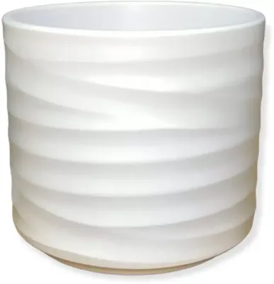 HS Berlin bloempot rond 14,5x12cm wit