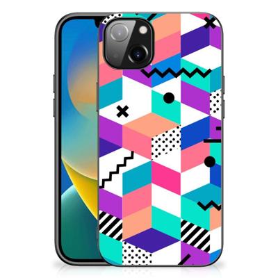 iPhone 14 Plus Backcover Blokken Kleurrijk