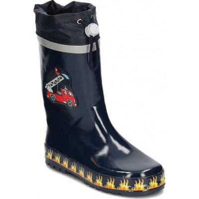 Playshoes regenlaarzen Brandweer Marineblauw-20-21 Playshoes regenlaarzen Brandweer Marineblauw-20-21