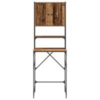 VidaXL Wasmachinekast oudhout 68 x 48,5 x 194 cm bewerkt hout - thumbnail