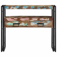 Wandtafel Multikleur 90 x 33 x 75 cm massief gerecycled hout - thumbnail