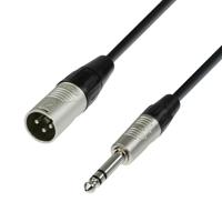 Adam Hall 4 Star BMV 0300 Rean verloopkabel XLR male naar jack stereo 3m - thumbnail