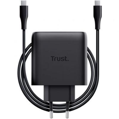 Oplader trust maxo 65w usb-c gan zwart Oplader trust maxo 65w usb-c gan zwart