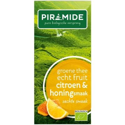 Piramide Groene Thee Citroen En Honing Bio (20st)