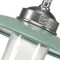 Kettinglamp Solingen groen glazen stolp verandalamp hanglamp - thumbnail