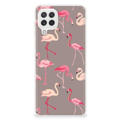 Samsung Galaxy A22 4G | M22 | TPU Hoesje | Flamingo