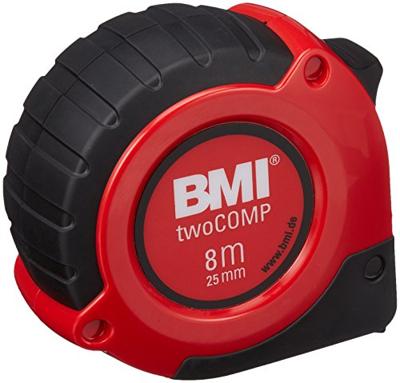 BMI Rolbandmaat | lengte 8 m | breedte 25 mm | EG II ABS automatic SB | 1 stuk - 472841021 472841021