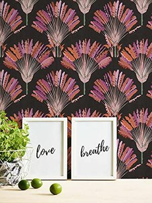 Architects Paper Jungle Chic zwart behang | 377083 - thumbnail