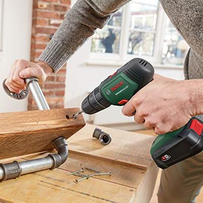 Bosch Groen UniversalImpact 18V | Accuklopboorschroevendraaier | 1.5 Ah + 2.5 Ah accu + lader | + SystemBox en 46-delige accessoiresset 06039D4108 - thumbnail