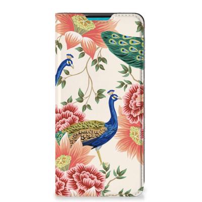 Smartphone hoesje voor Samsung Galaxy A73 Pink Peacock