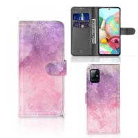 Hoesje Samsung Galaxy A71 Pink Purple Paint - thumbnail