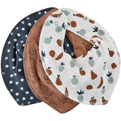 Pippi Slab Bandana Junior Polykatoen Wit One-size 3 Stuks