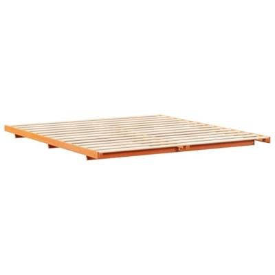Bedframe Wasbruin 180 x 210 cm Massief grenenhout
