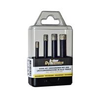 Inter Dynamics Tegelboorset | BlackPower | Voor droogboren | 6, 8, 10 en 12 mm - 960100 - thumbnail