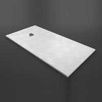 Douchebak Texence Braided met Afvoer Hoogwaardig Composiet Texence - thumbnail