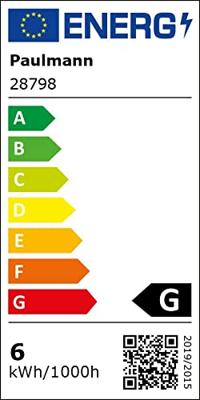 Paulmann 28798 LED-lamp Energielabel G (A - G) GU10 5.5 W Warmwit (Ø x h) 50 mm x 56 mm 1 stuk(s)
