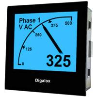 TDE Instruments DPM72-MPN Digitaal inbouwmeetapparaat Spanning: AC 0 - 500 V, stroom: +-60 mV, frequentie: 10 - 500 Hz - thumbnail