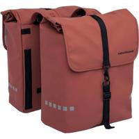 New Odense dubbele fietstas - sterk, ruim, reflecterend - rust - thumbnail