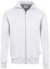 Hakro 606 Sweat jacket College - White - 4XL - thumbnail
