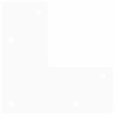 Haarspeld tafelpoten 4 st 72 cm massief staal wit Haarspeld tafelpoten 4 st 72 cm massief staal wit