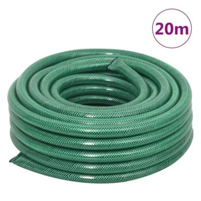 VidaXL Tuinslang met koppelingsset 0,75&apos;&apos; 20 m pvc groen