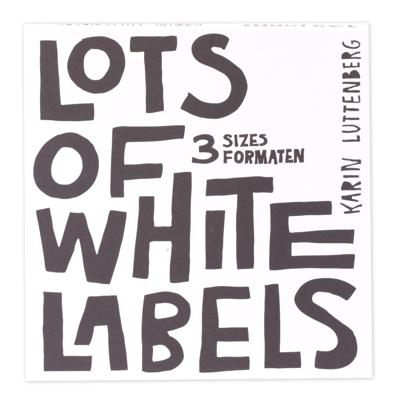 Paperfuel • labelblok lots of white labels 300g wit 135 vellen