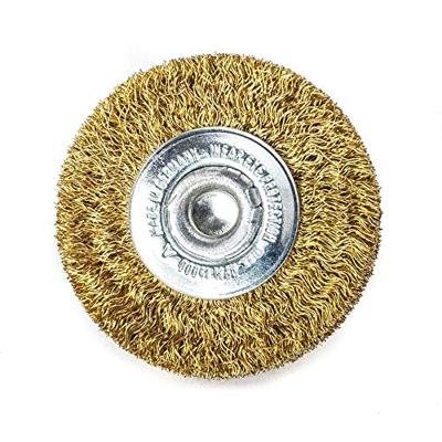 Lessmann Ronde borstel | d. 50 mm schacht 6 mm draaddikte 0,2 mm | messing 10 mm 15.000 omw/min | Max. toerental 15000 min-¹ | 1 stuk - 415542 415542 Lessmann Ronde borstel | d. 50 mm schacht 6 mm draaddikte 0,2 mm | messing 10 mm 15.000 omw/min | Max. toerental 15000 min-¹ | 1 stuk - 415542 415542