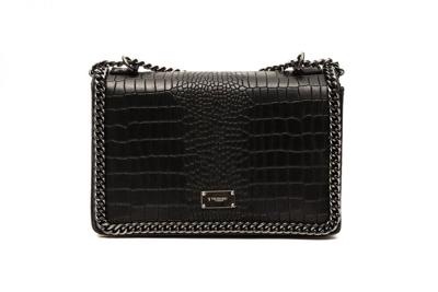 TRUSSARDI D66TRC1009-NERO Dames Handtas Leer Zwart 300mmx200mm TRUSSARDI D66TRC1009-NERO Dames Handtas Leer Zwart 300mmx200mm