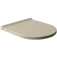 Toiletzitting Salenzi Form Slim Mat Taupe - thumbnail