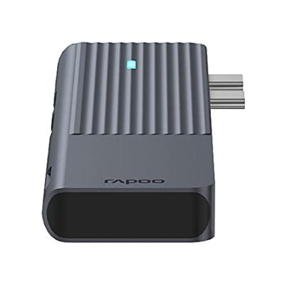 Rapoo USB-C Multiport Adapter, 7-in-2, grijs Desktop accessoire Zwart - thumbnail