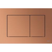 Bedieningsplaat Toilet TECE Now Kunststof Geborsteld Rood Brons - thumbnail