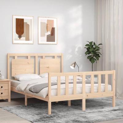 Bedframe zonder matras massief grenenhout 120x200 cm Bedframe zonder matras massief grenenhout 120x200 cm