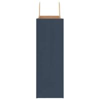 VidaXL Papieren zakken 250 st met hengsels 45x17x48 cm blauw - thumbnail