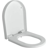 Clou First toiletzitting met deksel 36x4.8cm soft close en quick release Wit CL/04.06030 - thumbnail