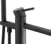 Ben Lavion badmengkraan vrijstaand vloermontage gestructureerd zwart - thumbnail