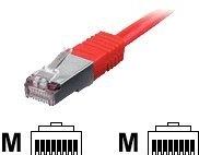 Equip 605524 RJ45 Netwerkkabel, patchkabel CAT 6 S/FTP 5.00 m Rood Vergulde steekcontacten 1 stuk(s)