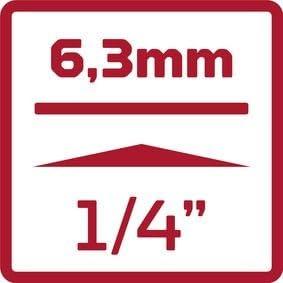 Gedore RED R42451206 3300108 Binnen-zesrond (TX) Schroevendraaierdop T 15 1/4 (6.3 mm)