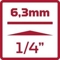 Gedore RED R42451206 3300108 Binnen-zesrond (TX) Schroevendraaierdop T 15 1/4 (6.3 mm) - thumbnail