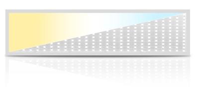 Enzo led backlit paneel | wit | 120x30cm | 40w | 4000lm cct dimbaar - 5016232