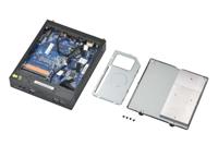 Shuttle XPC Slim Barebone DS50U, Intel Celeron 7305, 2X LAN (1x 2.5Gbit,1x 1Gbit), 1xCOM, 1xHDMI, 1xDP, 1x VGA, zonder ventilator, 24/7 continu gebruik - thumbnail
