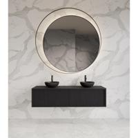 Onderkast Gliss Design Heronimus 140x45x35 cm 2 Laden Met Topplaat Black Veneer - thumbnail