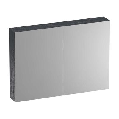 Brauer Impress Deluxe Spiegelkast - 100 cm - met interne en externe Verlichting - 2 Dubbelzijdige Spiegeldeuren - Damascus