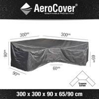 Hoes loungeset hoek hoge rugleuning 300 x 300 x 90 x 65 tot 90 cm AeroCover - Aerocover - thumbnail