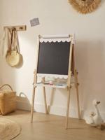 Vouwbaar bord, in 3 hoogtes verstelbaar wit - thumbnail