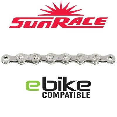 Ketting 12 speed Sunrace CN12E E-bike 138 schakels - zilver